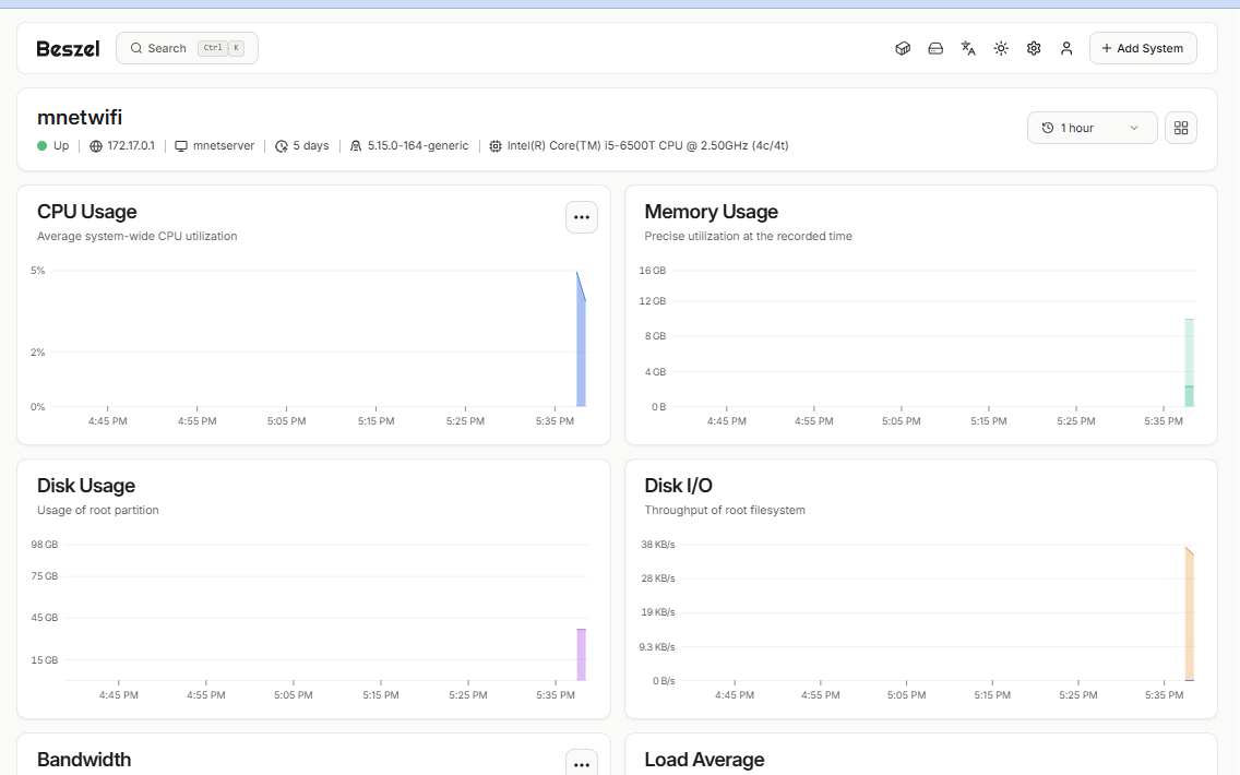 install beszel docker